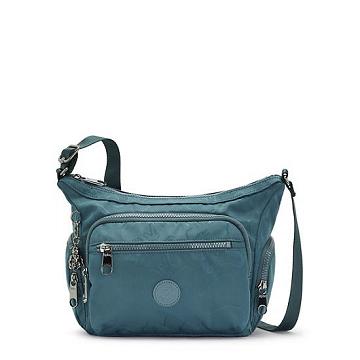 Kipling Gabbie Small Printed Crossbodytassen Donkerblauw Grijs | België 2070IL